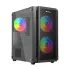 MaxGreen 5510-Mesh Mid-Tower ARGB M-ATX Gaming Case With PSU